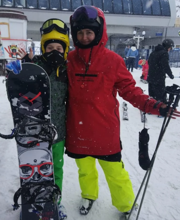 инструктор горные лыжи Домбай