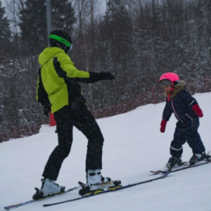 обучение горные лыжи дети